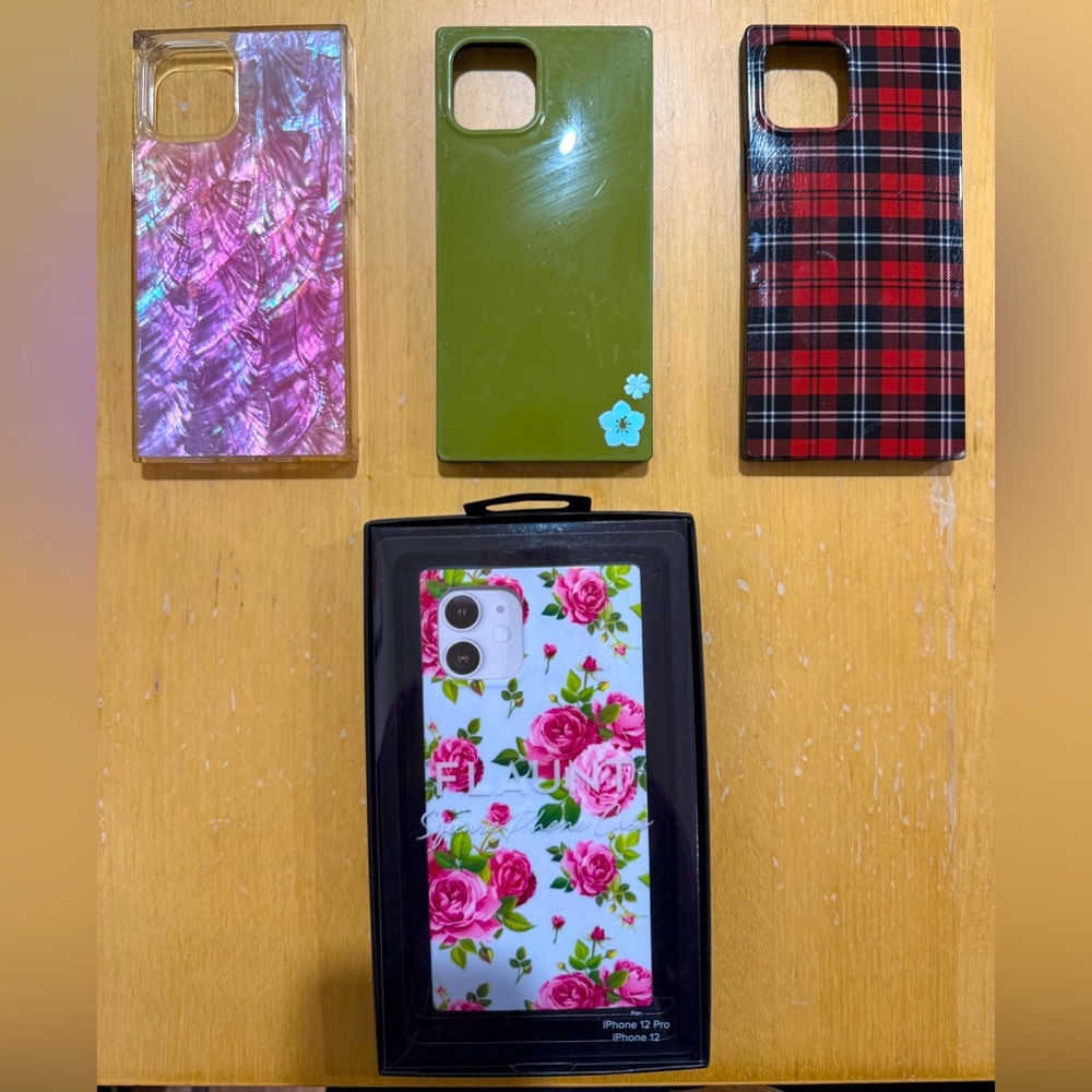 FLAUNT iPhone 12/12 Pro Case Bundle! 📱🌸💐🐚